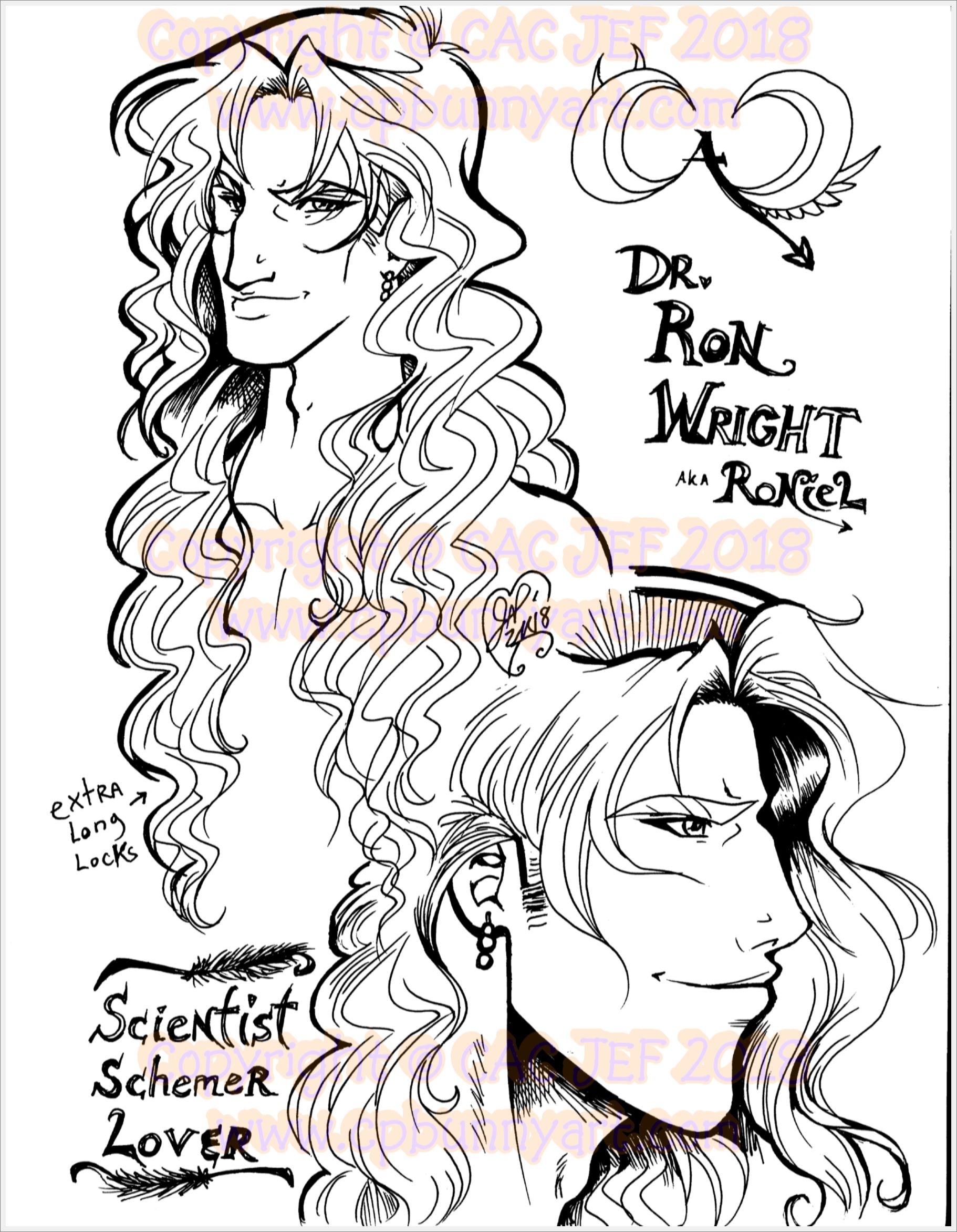 Dr. Ron aka Roniel with extra long hair
