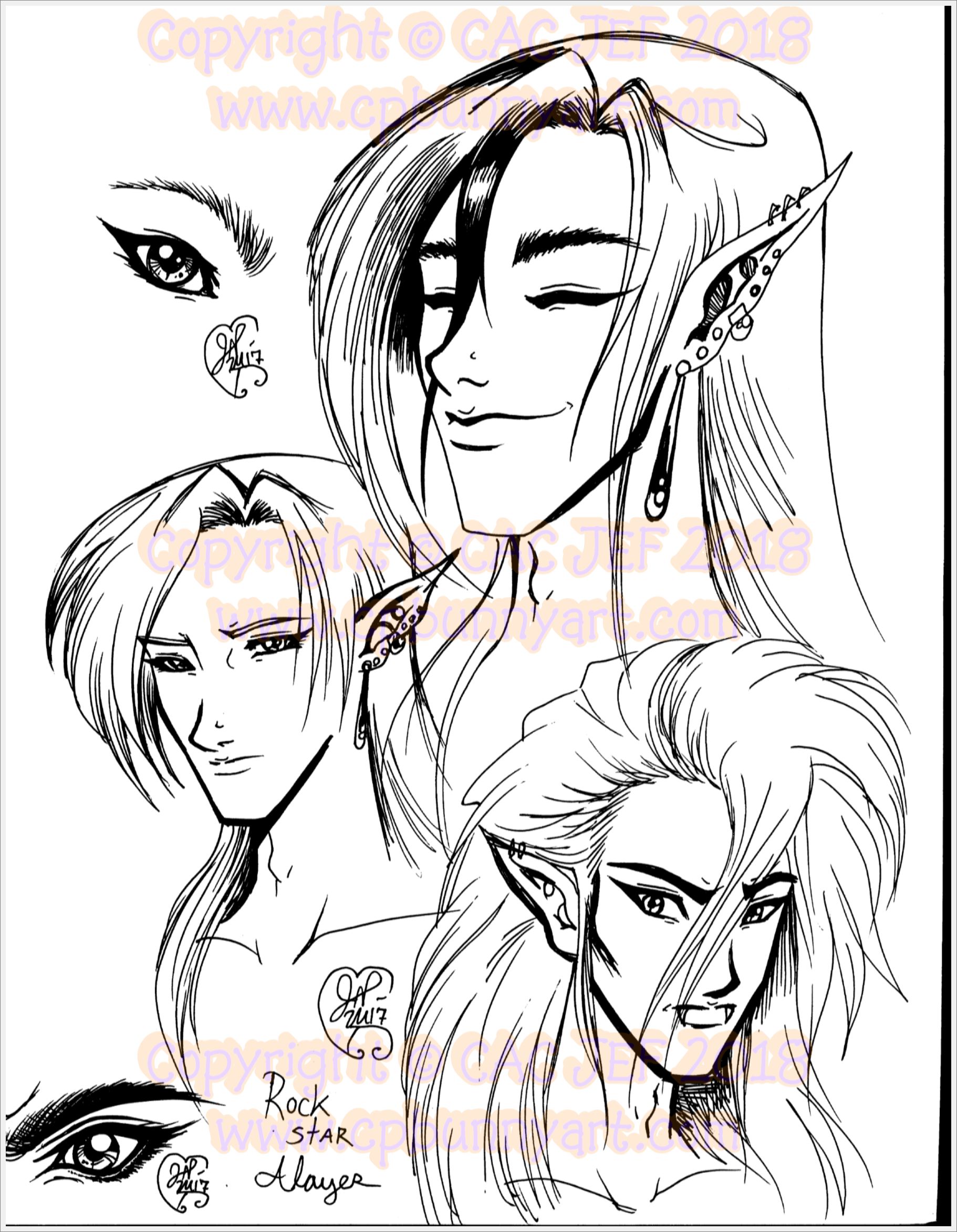 Alayer and Orion doodles