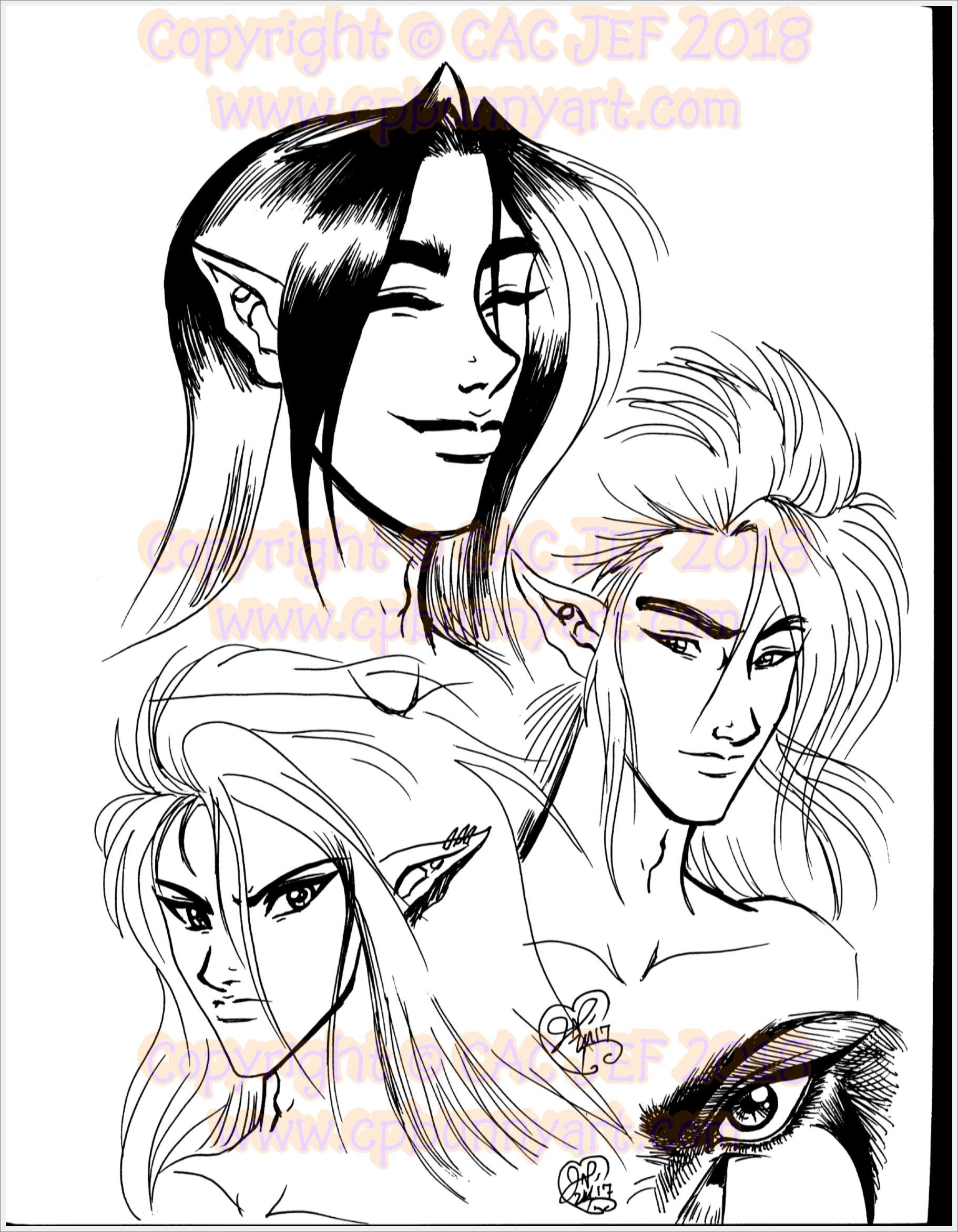 Fancy eye doodle - Alayer & Orion
