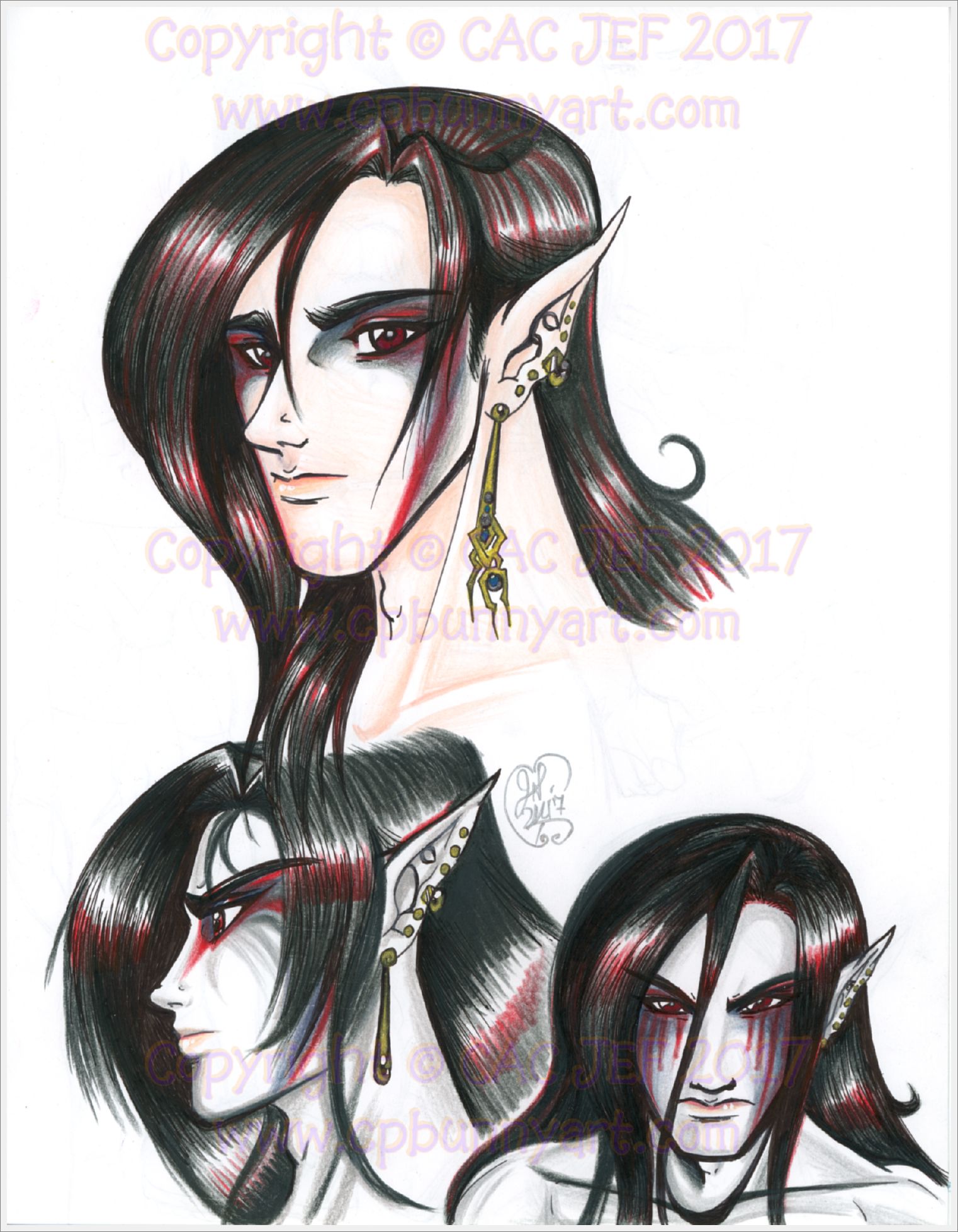 Gothic vampire Alayer