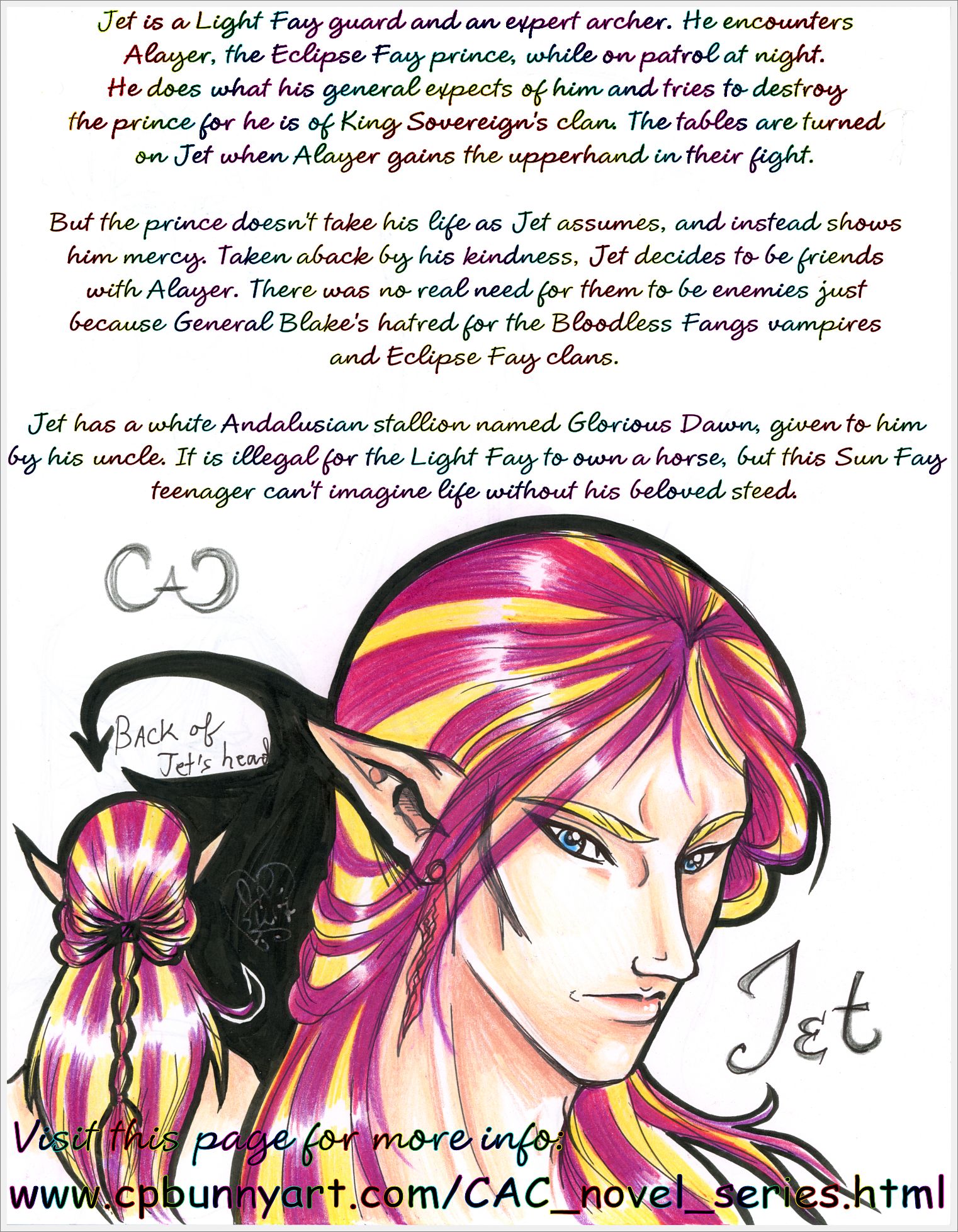 Jet is a Sun Fay archer