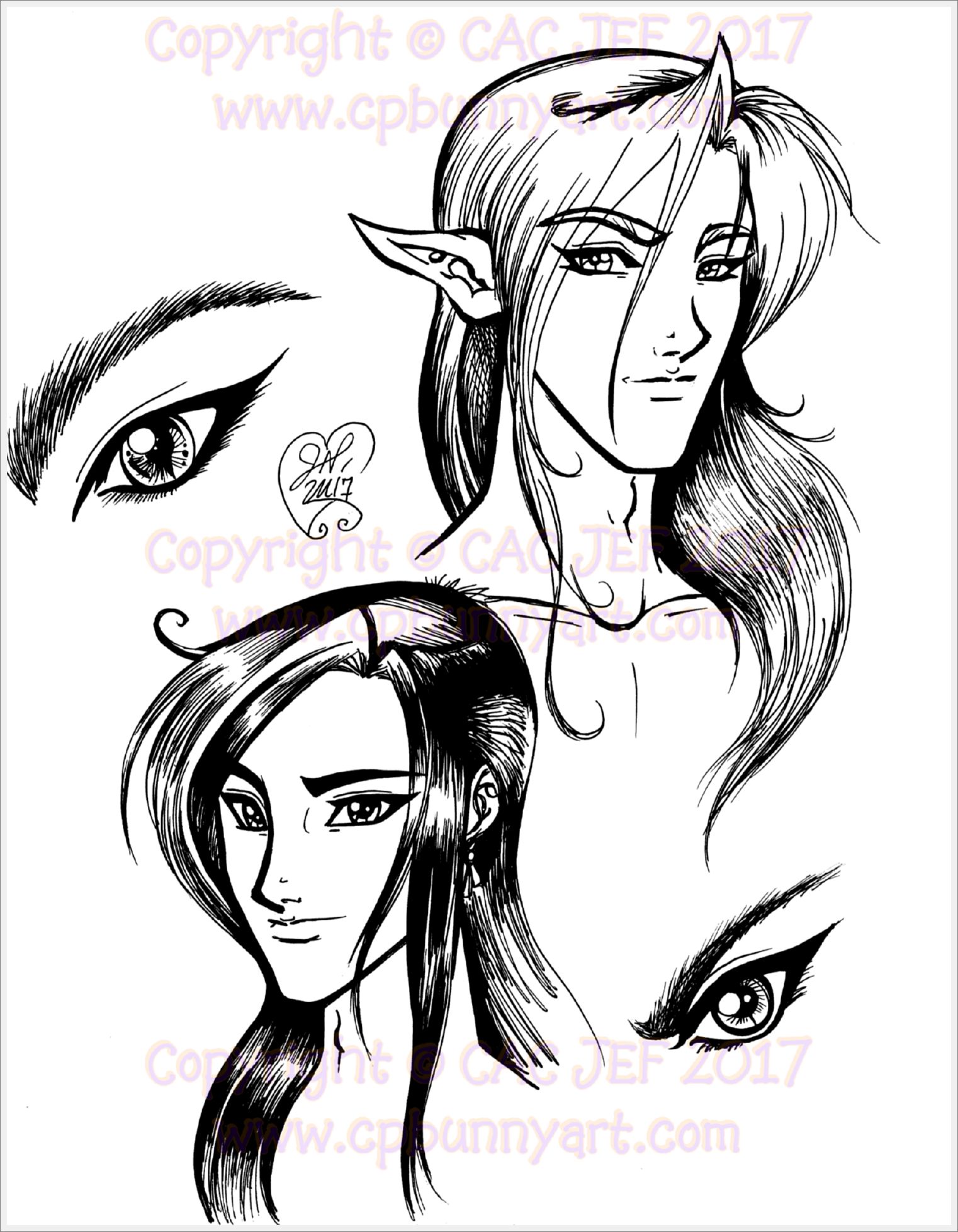 Alayer facial and pretty eye doodles