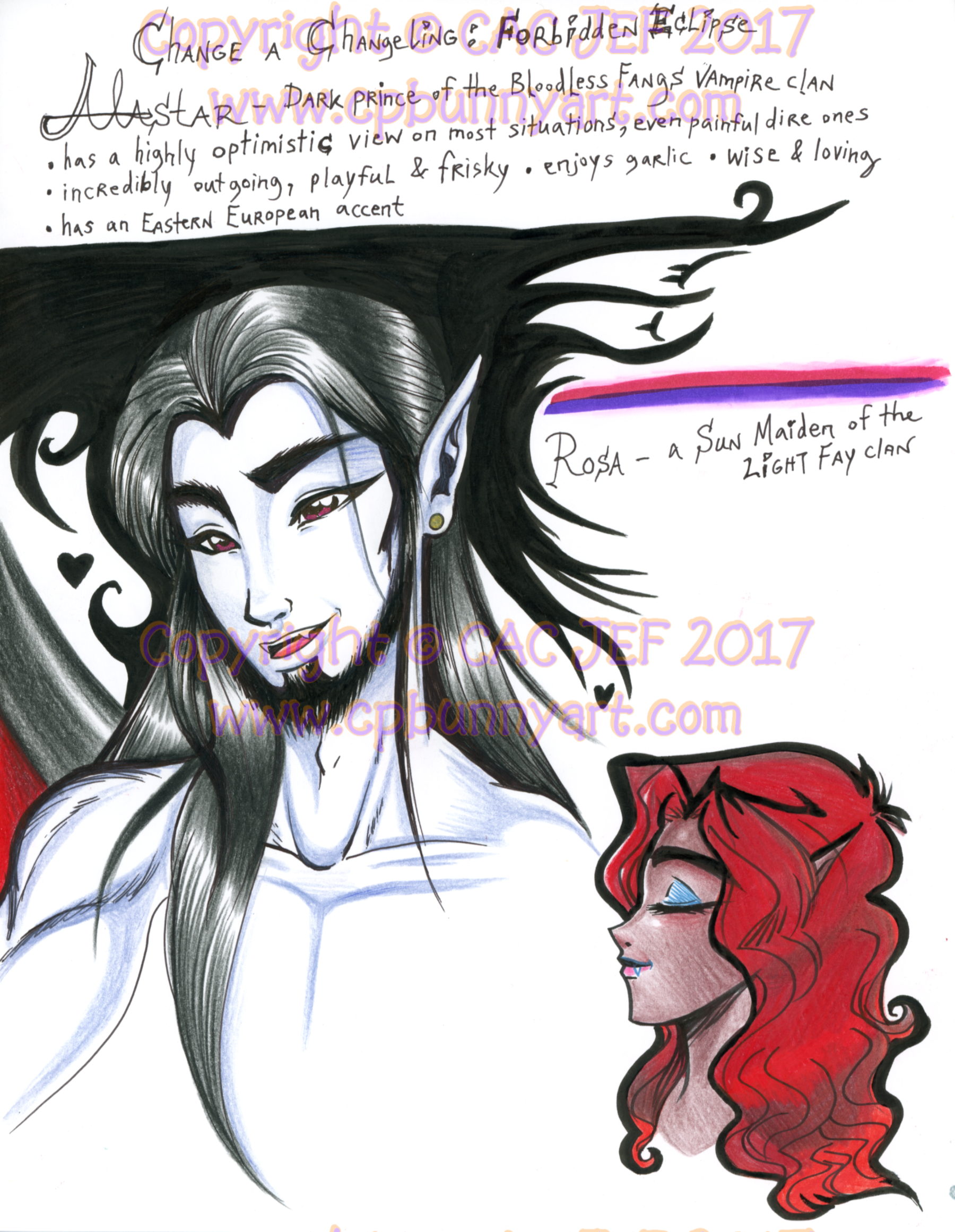 Prince Alastar and Sun Maiden Rosa
