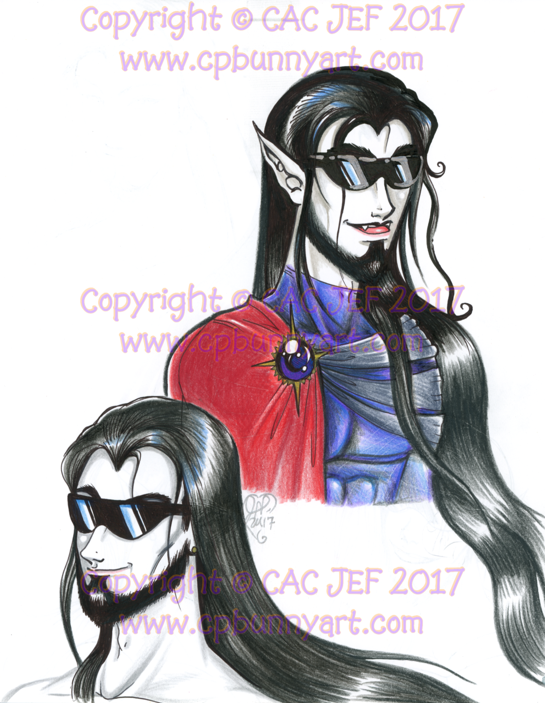 Prince Alastar with sunglasses on