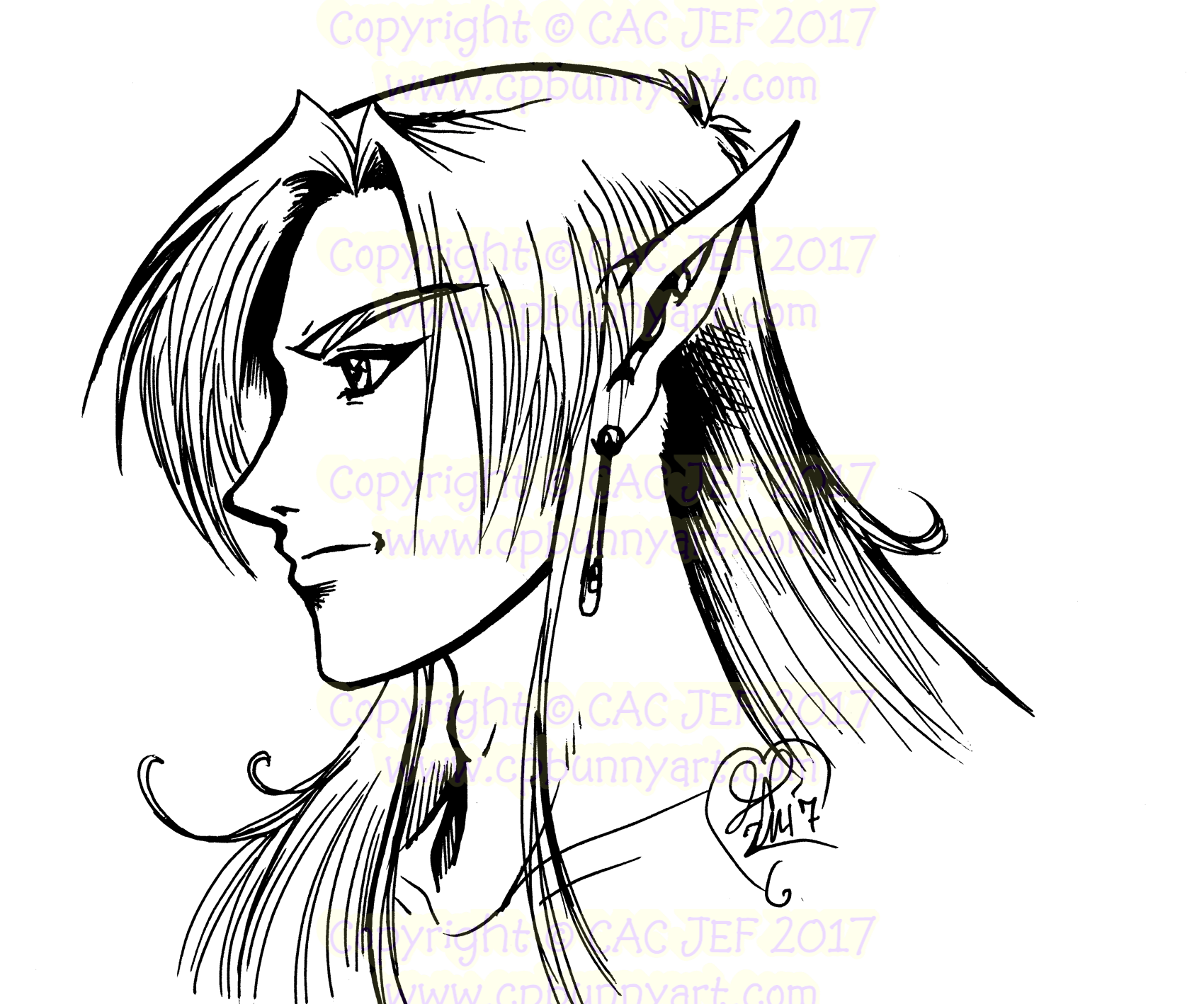 Alayer doodle - long hair